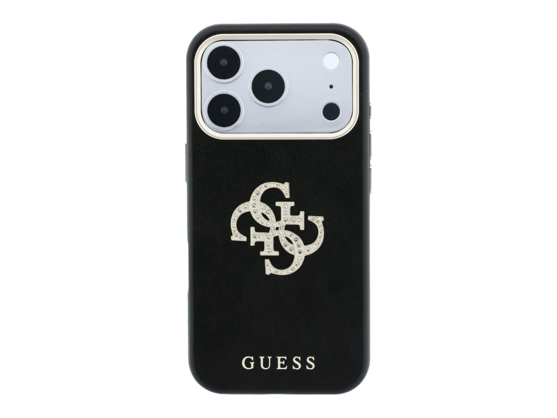 Guess Smooth & Big Strass Logo Case for iPhone 18 Pro Max / 17 Pro Max - Black
