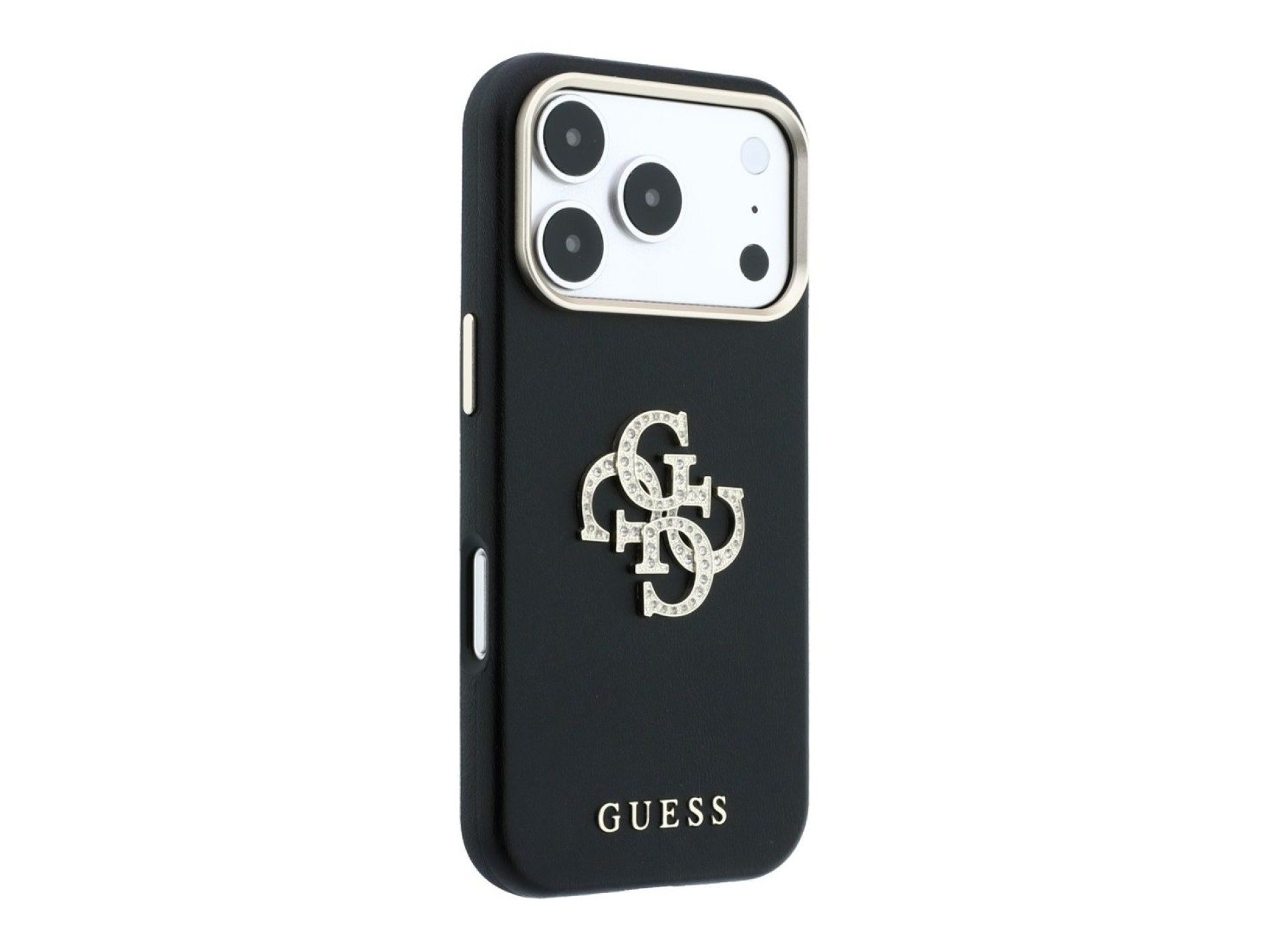 Guess Smooth & Big Strass Logo Case for iPhone 18 Pro Max / 17 Pro Max - Black