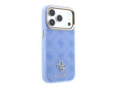 Funda Guess Peony 4G con logo pequeño y MagSafe para iPhone 18 Pro Max / 17 Pro Max - Azul claro Funda Guess Peony 4G con logo pequeño y MagSafe para iPhone 18 Pro Max / 17 Pro Max - Azul claro