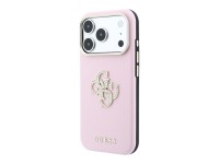 Funda Guess Smooth & Big Strass con logo para iPhone 18 Pro / 17 Pro - Rosa Funda Guess Smooth & Big Strass con logo para iPhone 18 Pro / 17 Pro - Rosa