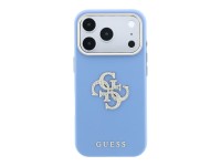 Capa Guess Smooth & Big Strass Logo para iPhone 18 Pro/17 Pro - Azul Capa Guess Smooth & Big Strass Logo para iPhone 18 Pro/17 Pro - Azul