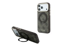 Guess Ring Stand 360 4G Classic Logo MagSafe Case for iPhone 18 Pro / 17 Pro - Brown