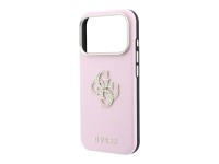 Guess Smooth & Big Strass Logo Case for iPhone 18 Pro Max / 17 Pro Max - Pink