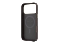 Capa Guess Ring Stand 360 4G Classic Logo MagSafe para iPhone 18 Pro/17 Pro - Castanho