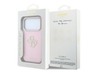 Guess Smooth & Big Strass Logo Case for iPhone 18 Pro Max / 17 Pro Max - Pink
