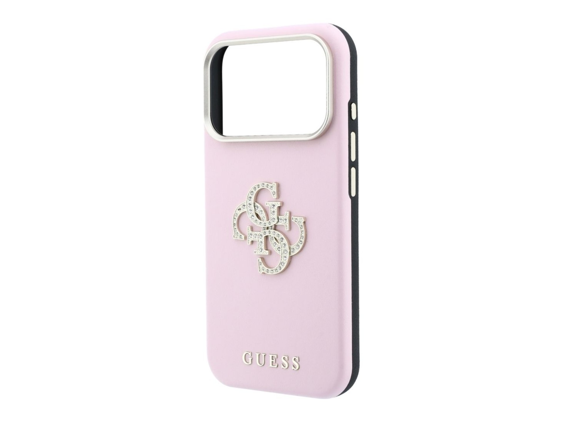 Guess Smooth & Big Strass Logo Case for iPhone 18 Pro Max / 17 Pro Max - Pink