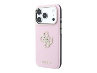 Guess Smooth & Big Strass Logo Case for iPhone 18 Pro Max / 17 Pro Max - Pink