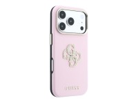 Funda Guess Smooth & Big Strass con logo para iPhone 18 Pro / 17 Pro - Rosa Funda Guess Smooth & Big Strass con logo para iPhone 18 Pro / 17 Pro - Rosa