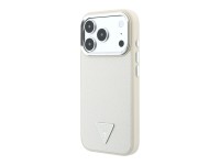 Guess Grained Triangle Logo MagSafe Case for iPhone 18 Pro / 17 Pro - Beige Guess Grained Triangle Logo MagSafe Case for iPhone 18 Pro / 17 Pro - Beige