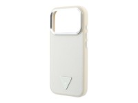Guess Grained Triangle Logo MagSafe Case for iPhone 18 Pro / 17 Pro - Beige Guess Grained Triangle Logo MagSafe Case for iPhone 18 Pro / 17 Pro - Beige