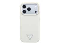 Guess Grained Triangle Logo MagSafe Case for iPhone 18 Pro / 17 Pro - Beige Guess Grained Triangle Logo MagSafe Case for iPhone 18 Pro / 17 Pro - Beige