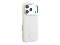 Guess Grained Triangle Logo MagSafe Case for iPhone 18 Pro / 17 Pro - Beige Guess Grained Triangle Logo MagSafe Case for iPhone 18 Pro / 17 Pro - Beige