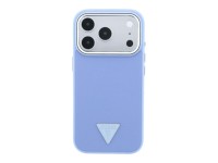 Capa MagSafe Guess com Logo Triangular Granulado para iPhone 18 Pro Max / 17 Pro Max - Azul Capa MagSafe Guess com Logo Triangular Granulado para iPhone 18 Pro Max / 17 Pro Max - Azul