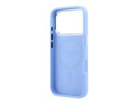 Capa MagSafe Guess com Logo Triangular Granulado para iPhone 18 Pro Max / 17 Pro Max - Azul Capa MagSafe Guess com Logo Triangular Granulado para iPhone 18 Pro Max / 17 Pro Max - Azul