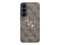 Funda Guess de cuero 4G con logo metálico para Samsung Galaxy S26 FE - Marrón Funda Guess de cuero 4G con logo metálico para Samsung Galaxy S26 FE - Marrón