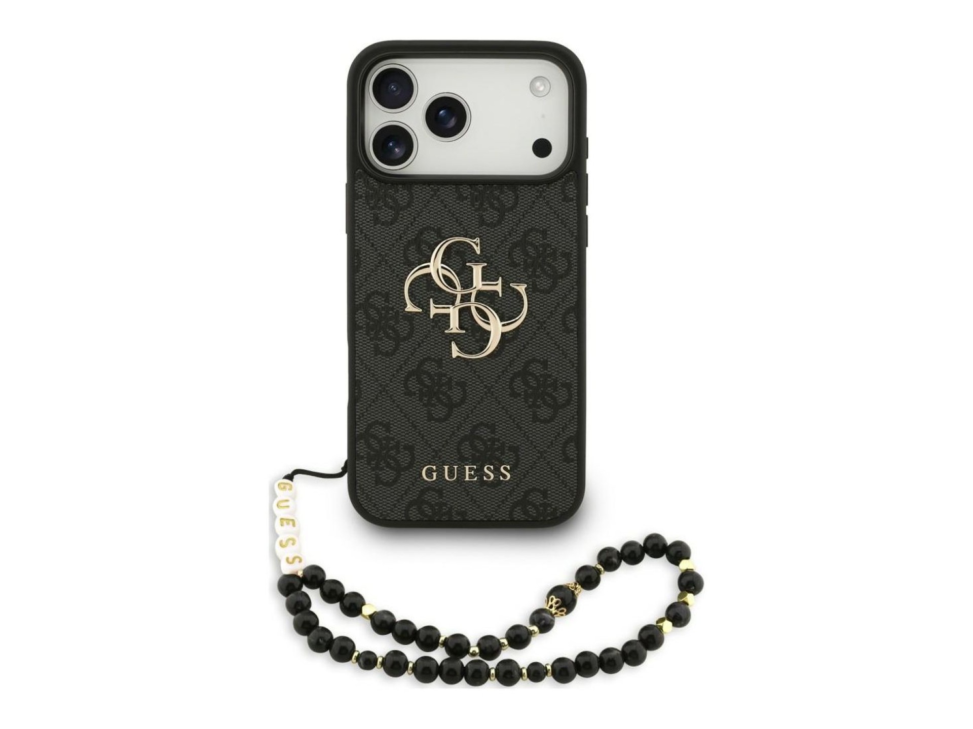 Guess 4G Strap 4G Classic Logo Case for iPhone 18 Pro Max / 17 Pro Max - Black