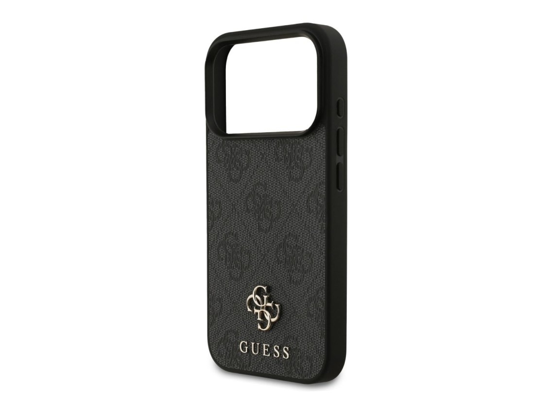 Capa Guess 4G Small Classic Logo MagSafe para iPhone 18 Pro/17 Pro - Preta