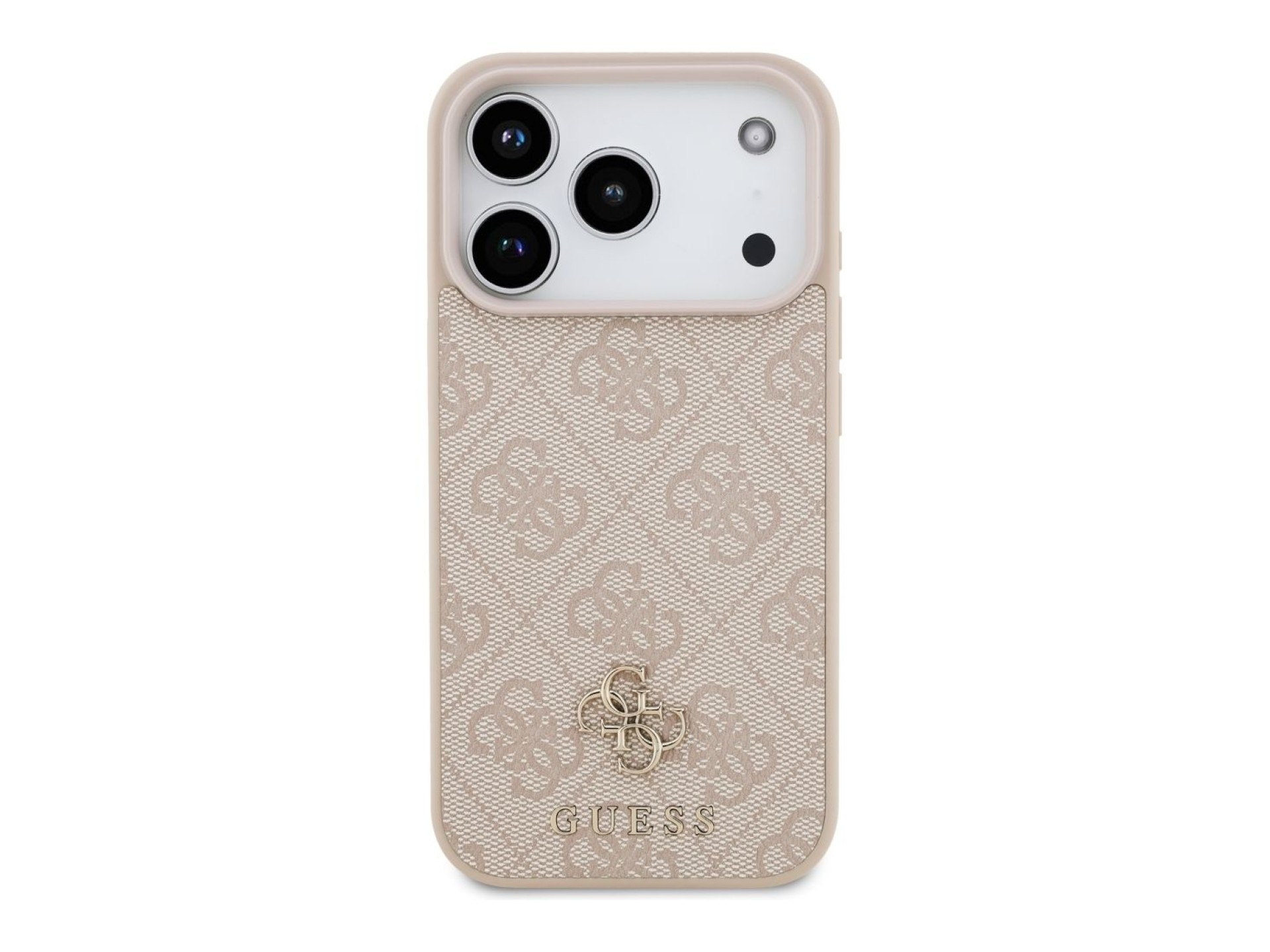 Capa Guess 4G Small Classic Logo MagSafe para iPhone 18 Pro/17 Pro - Rosa