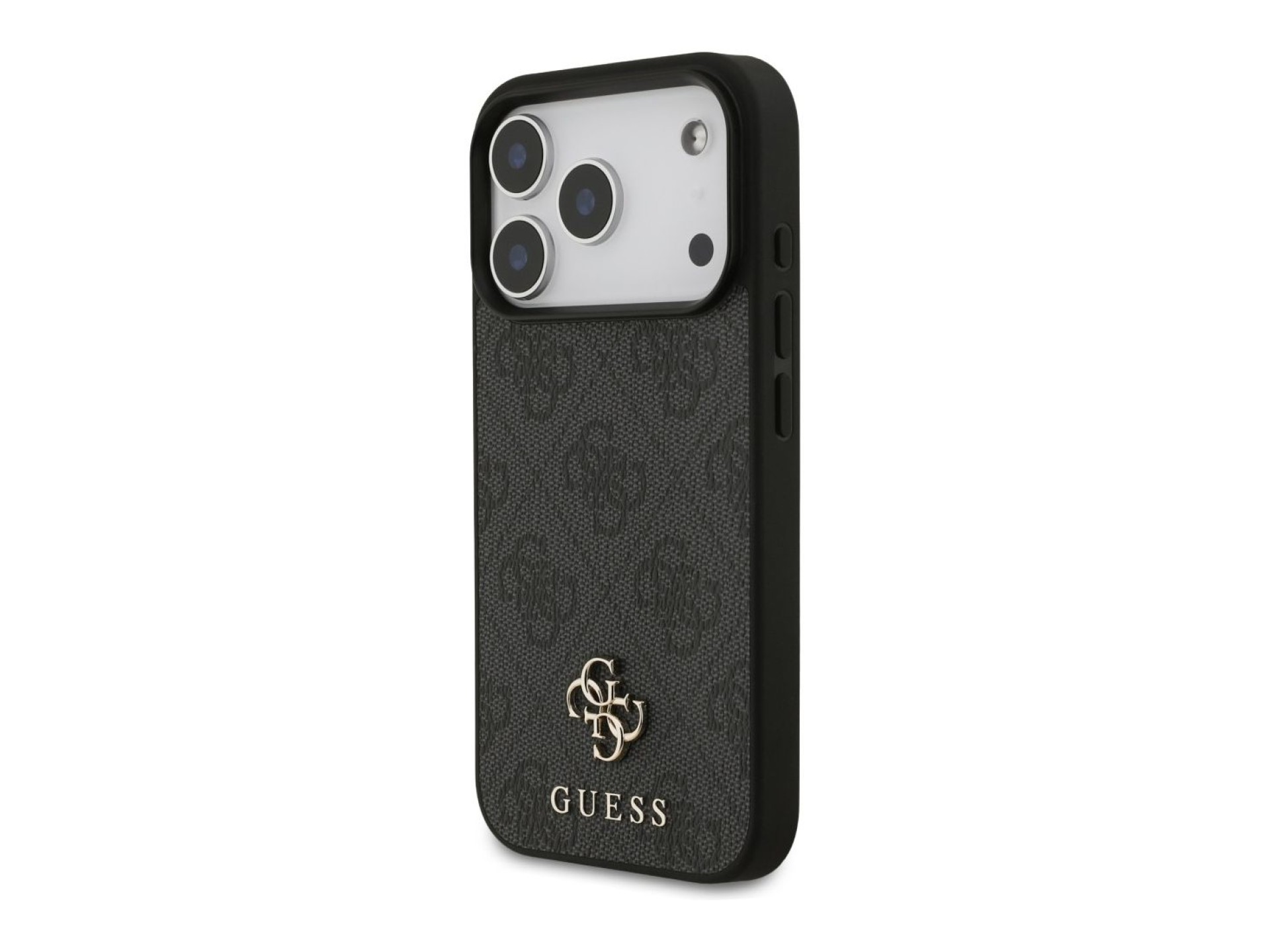 Capa Guess 4G Small Classic Logo MagSafe para iPhone 18 Pro/17 Pro - Preta