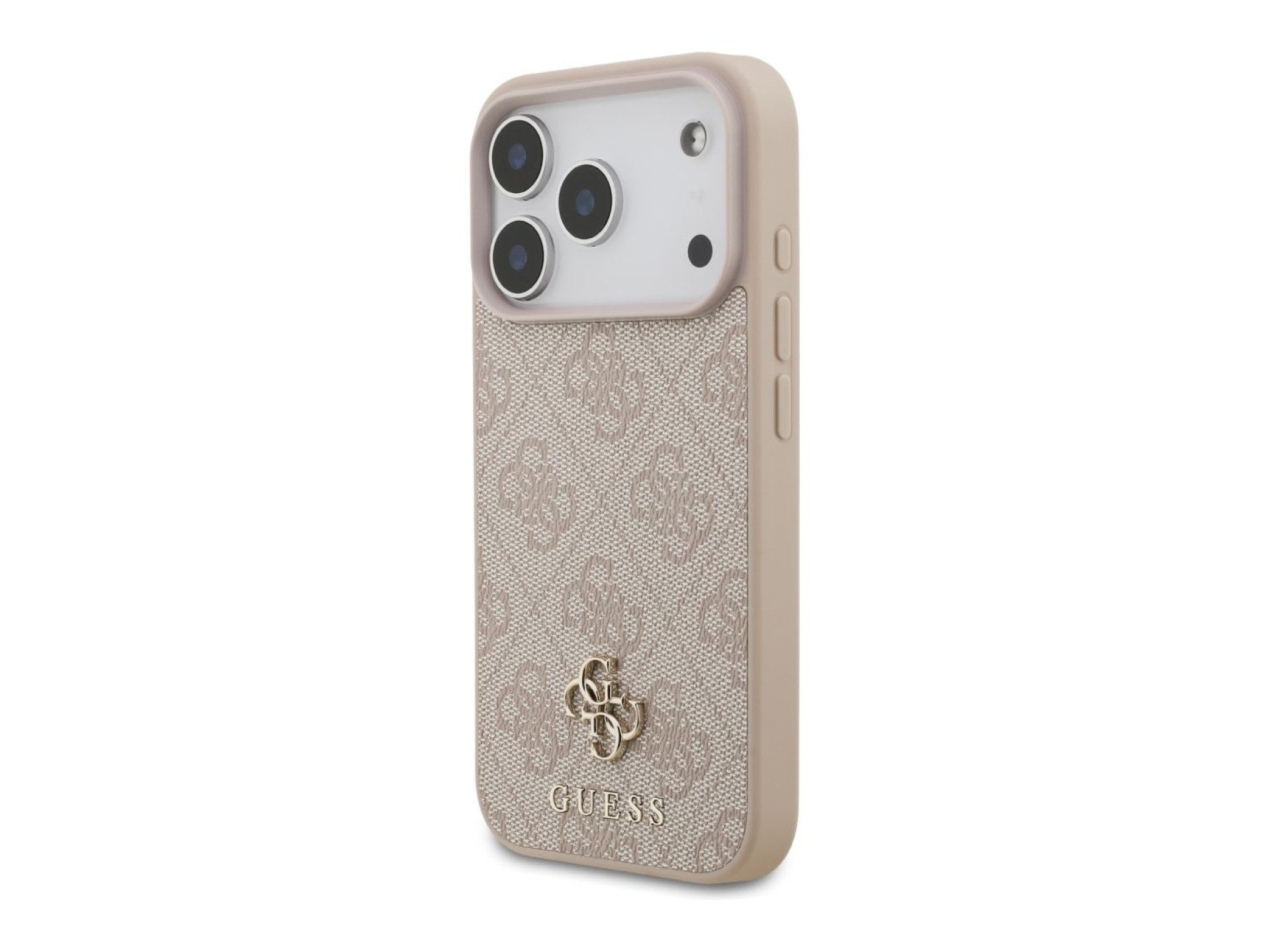 Capa Guess 4G Small Classic Logo MagSafe para iPhone 18 Pro/17 Pro - Rosa
