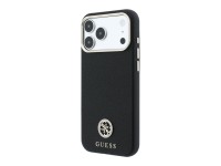 Capa MagSafe Guess com Logo Strass Redondo e Textura Granulada para iPhone 18 Pro Max / 17 Pro Max - Capa MagSafe Guess com Logo Strass Redondo e Textura Granulada para iPhone 18 Pro Max / 17 Pro Max -