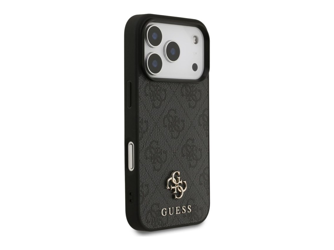 Capa Guess 4G Small Classic Logo MagSafe para iPhone 18 Pro/17 Pro - Preta