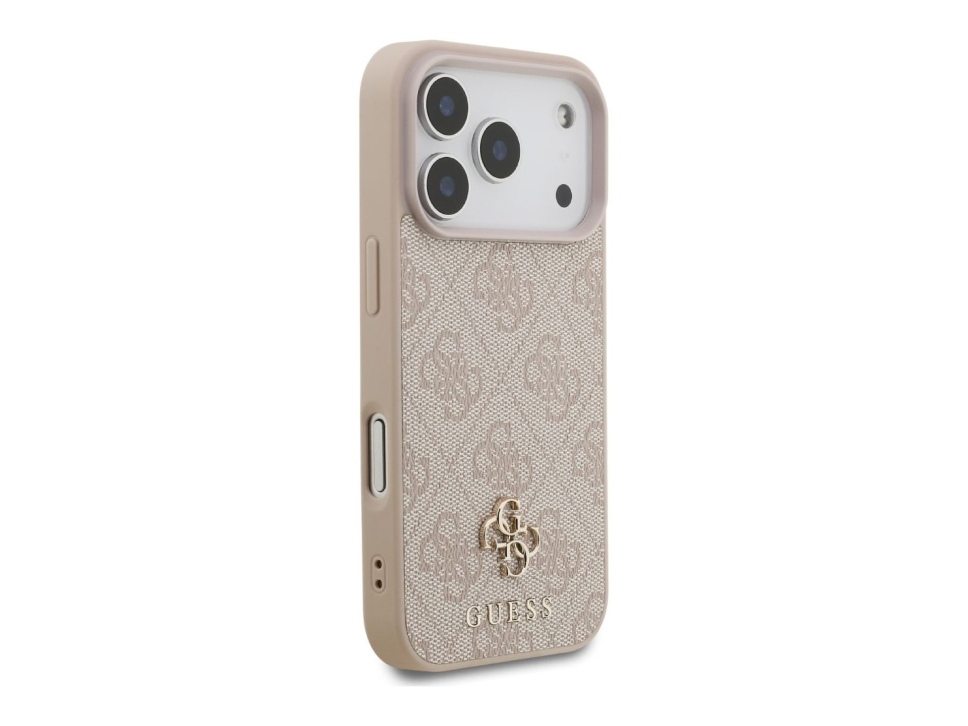 Capa Guess 4G Small Classic Logo MagSafe para iPhone 18 Pro/17 Pro - Rosa
