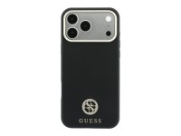 Capa MagSafe Guess com Logo Strass Redondo e Textura Granulada para iPhone 18 Pro Max / 17 Pro Max - Capa MagSafe Guess com Logo Strass Redondo e Textura Granulada para iPhone 18 Pro Max / 17 Pro Max -