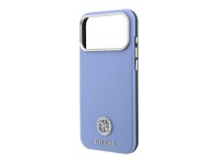 Capa MagSafe Guess com Logo Strass Redondo e Textura Granulada para iPhone 18 Pro Max / 17 Pro Max - Capa MagSafe Guess com Logo Strass Redondo e Textura Granulada para iPhone 18 Pro Max / 17 Pro Max -