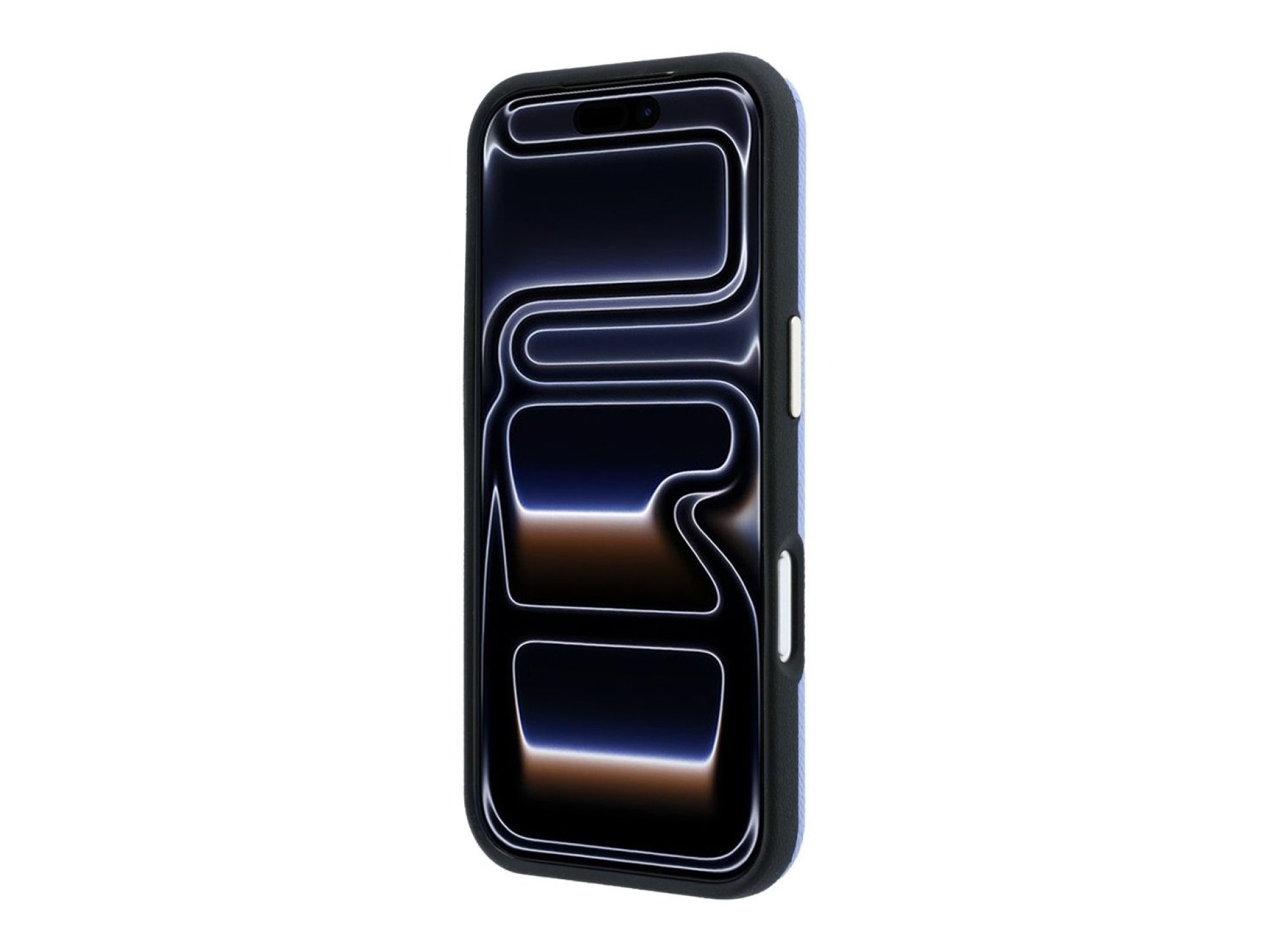 Guess Grained & Big Resin Logo case for iPhone 18 Pro / 17 Pro - blue