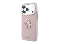 Funda Guess con logo grande y textura granulada de resina para iPhone 18 Pro Max / 17 Pro Max - Rosa Funda Guess con logo grande y textura granulada de resina para iPhone 18 Pro Max / 17 Pro Max - Rosa