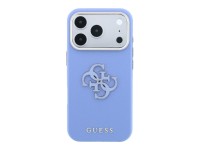 Guess Grained & Big Resin Logo Case for iPhone 18 Pro Max / 17 Pro Max - Blue Guess Grained & Big Resin Logo Case for iPhone 18 Pro Max / 17 Pro Max - Blue