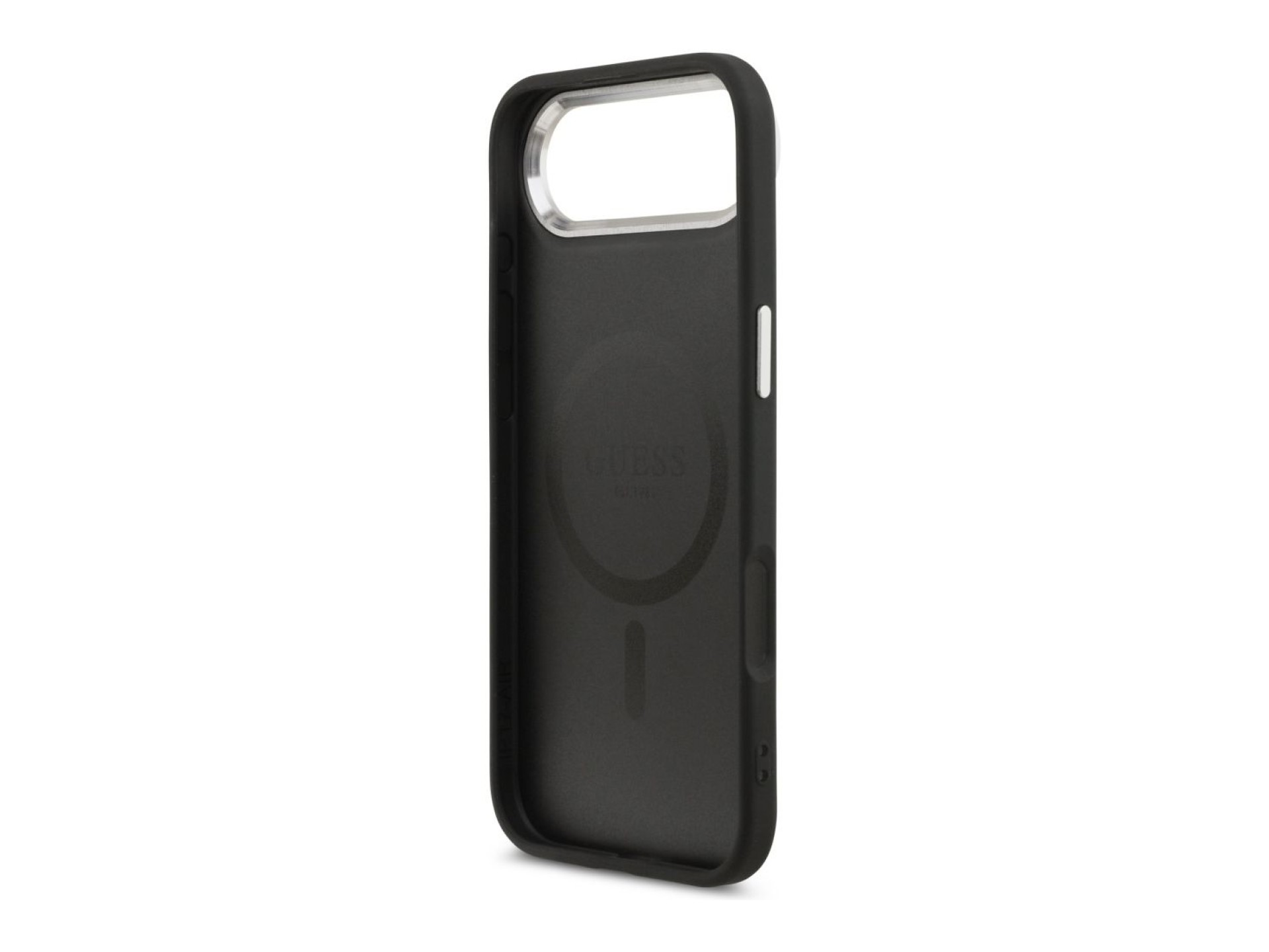 Funda Guess con logo triangular y MagSafe para iPhone Air - Negra