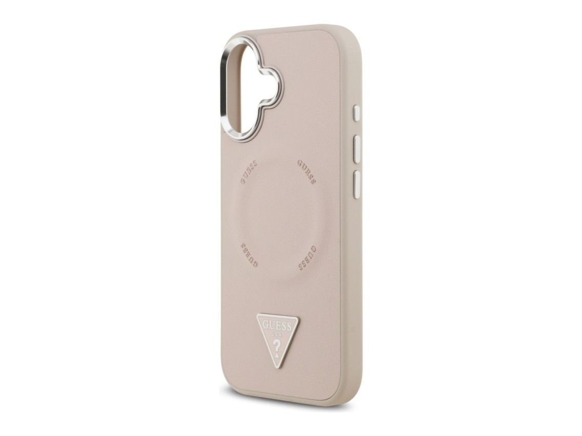 Guess Triangle Logo MagSafe case for iPhone 17 - pink