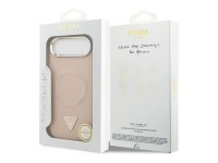 Guess Triangle Logo MagSafe Case for iPhone Air - Pink