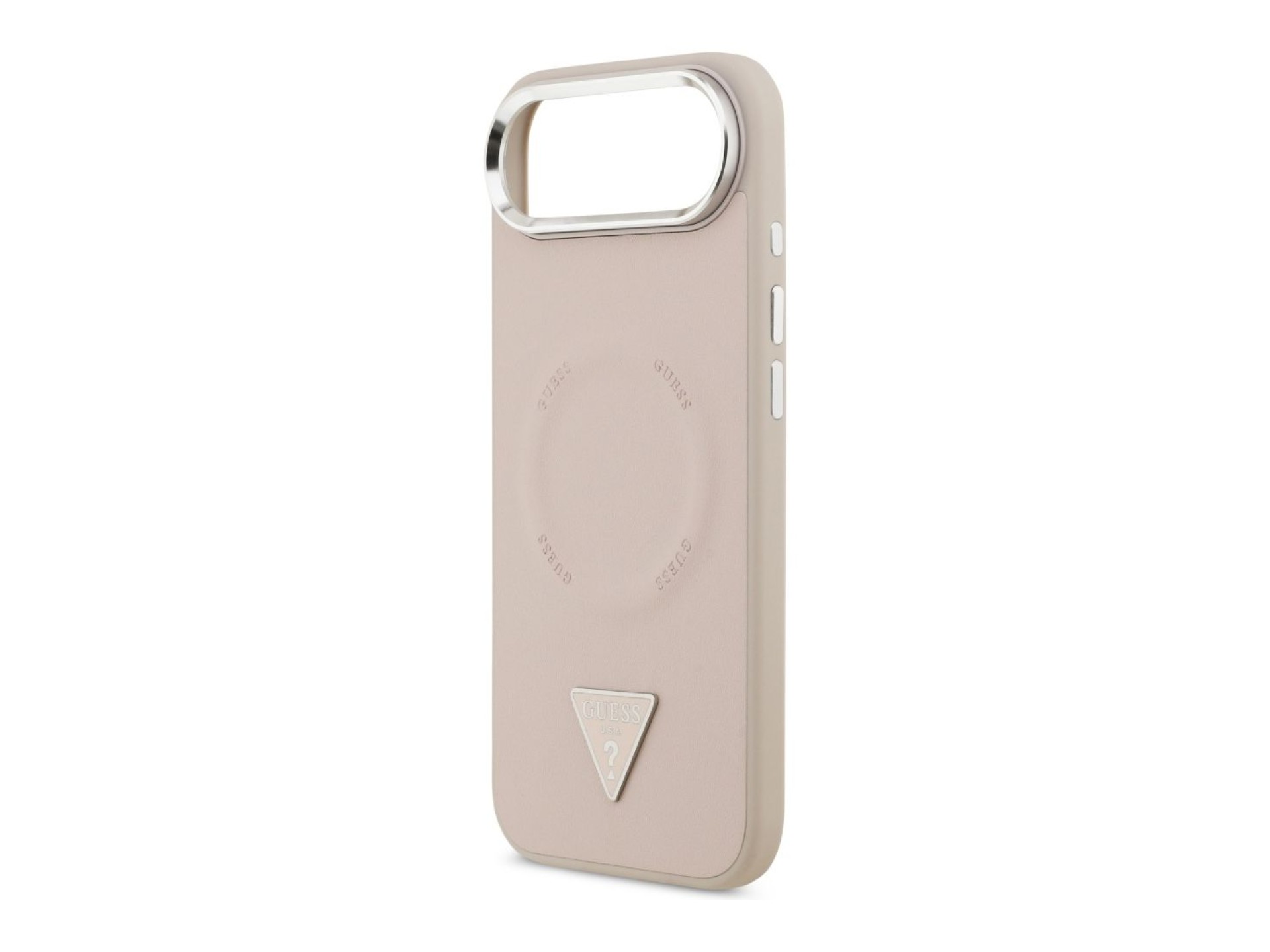 Guess Triangle Logo MagSafe Case for iPhone Air - Pink