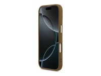 Funda Guess Triangle Logo MagSafe para iPhone 17 - marr�n