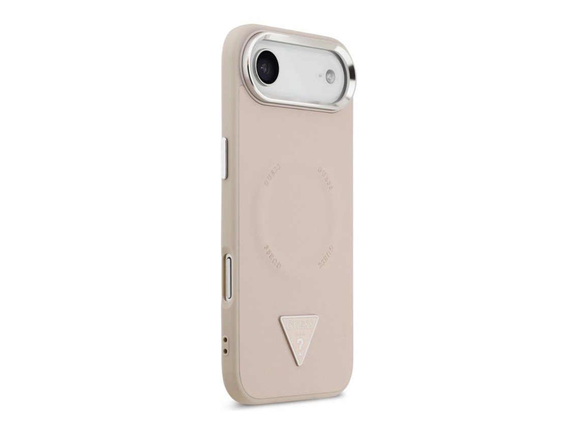 Guess Triangle Logo MagSafe Case for iPhone Air - Pink
