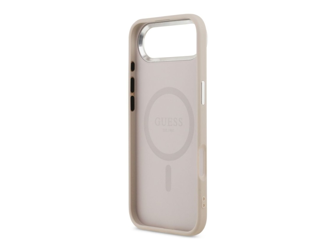 Guess Triangle Logo MagSafe Case for iPhone Air - Pink
