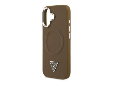 Guess Triangle Logo MagSafe case for iPhone 17 - brown
