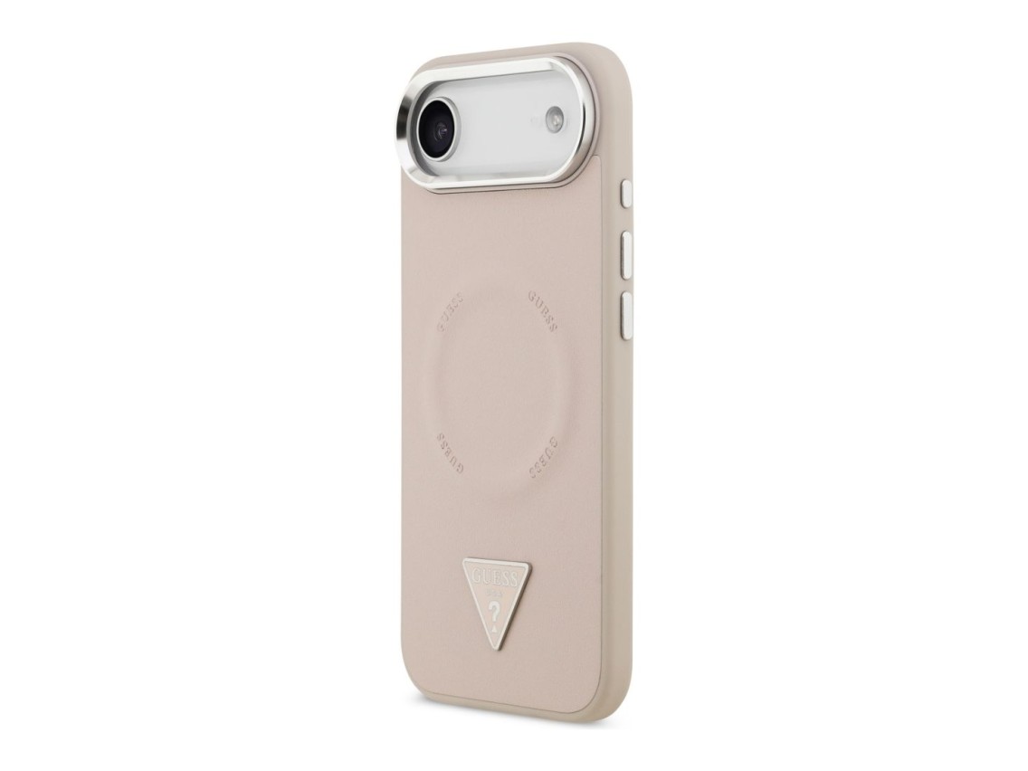 Guess Triangle Logo MagSafe Case for iPhone Air - Pink