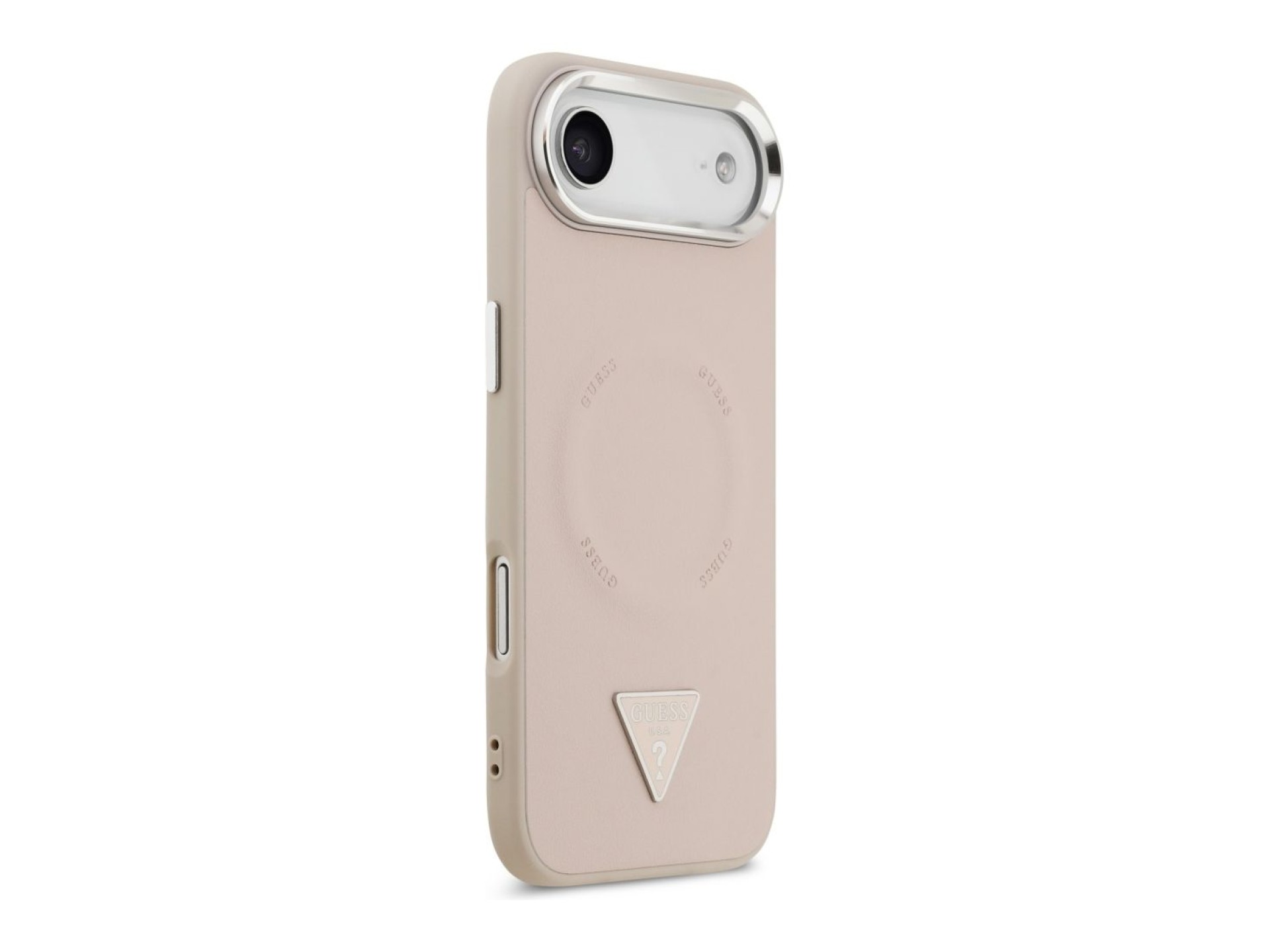 Guess Triangle Logo MagSafe Case for iPhone Air - Pink