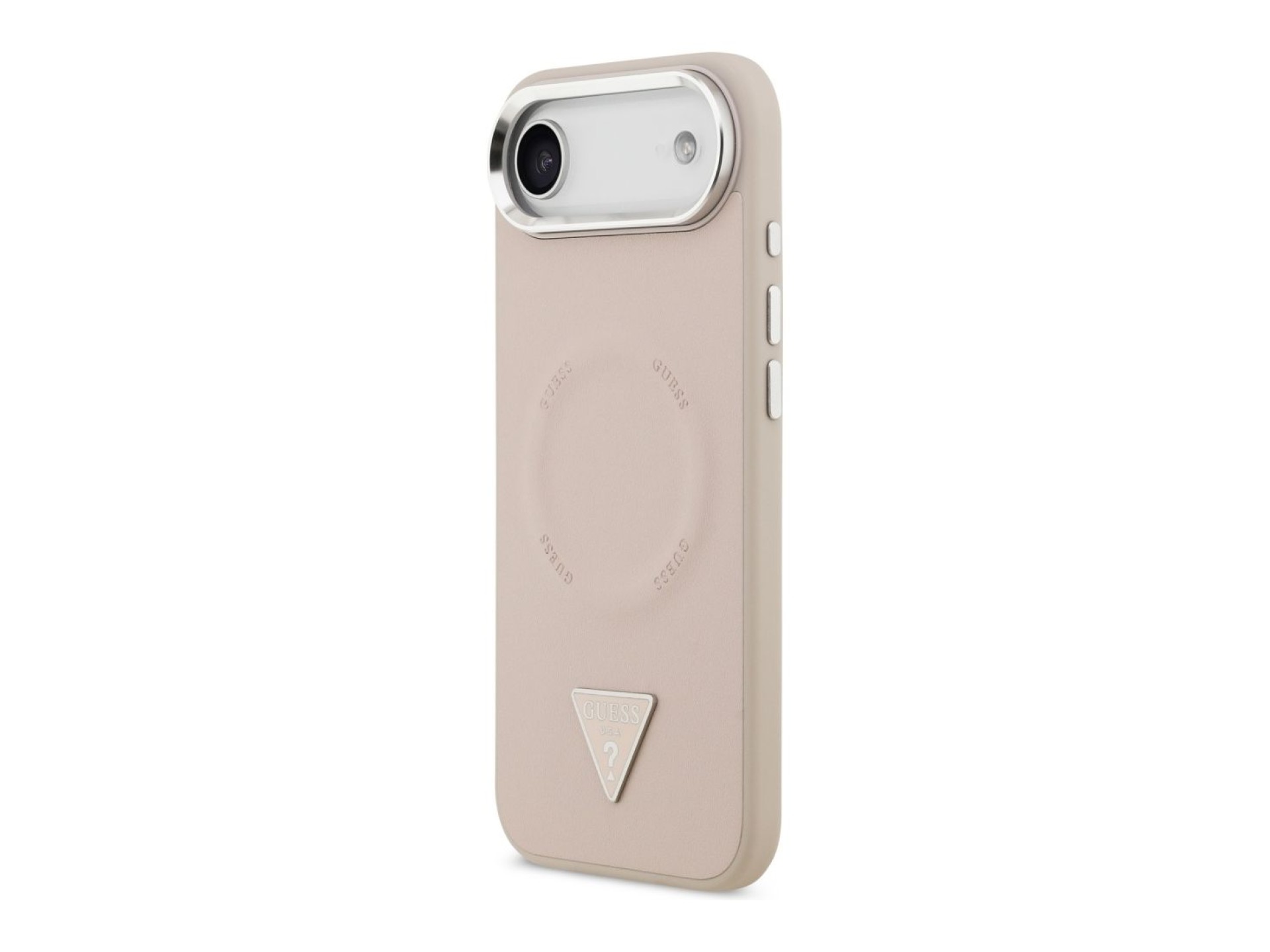 Guess Triangle Logo MagSafe Case for iPhone Air - Pink