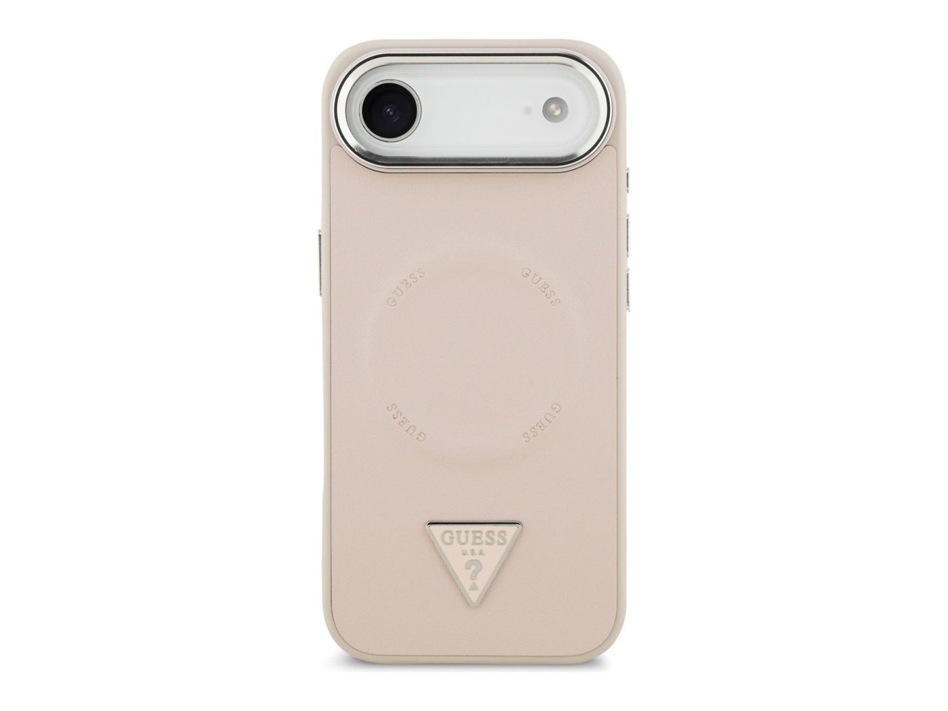 Guess Triangle Logo MagSafe Case for iPhone Air - Pink