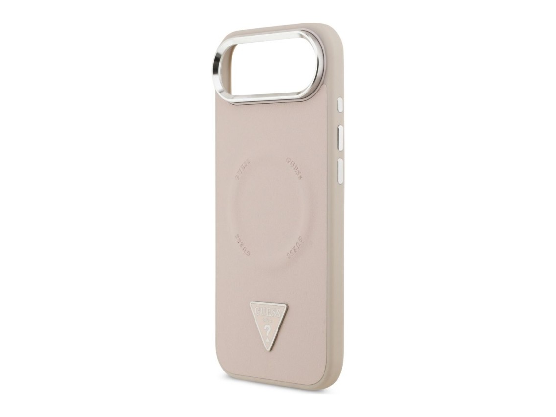 Guess Triangle Logo MagSafe Case for iPhone Air - Pink