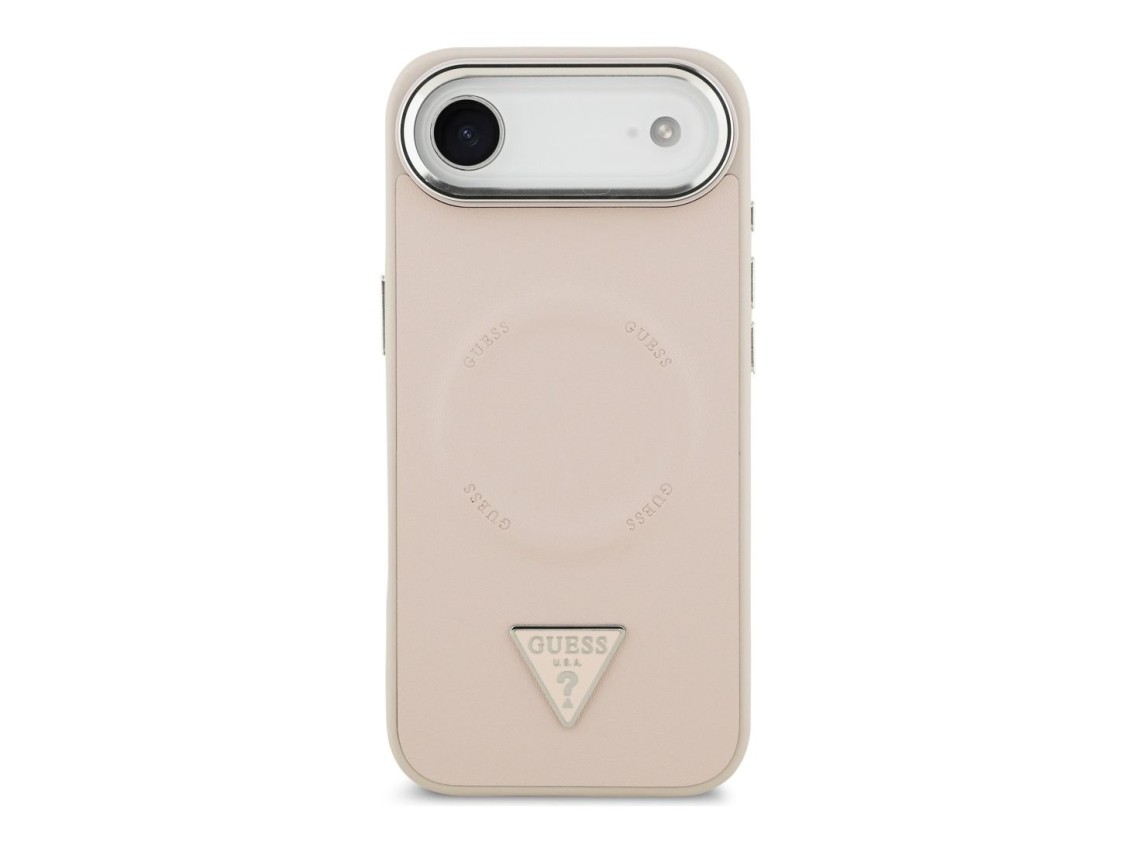 Guess Triangle Logo MagSafe Case for iPhone Air - Pink