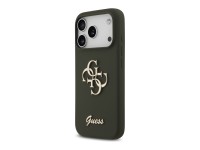 Guess Silicone Big 4G Script Case for iPhone 17 Pro Max - Green Guess Silicone Big 4G Script Case for iPhone 17 Pro Max - Green