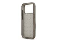 Capa Guess em silicone com o logótipo "4G" em destaque para iPhone 17 Pro - Castanho Capa Guess em silicone com o logótipo "4G" em destaque para iPhone 17 Pro - Castanho