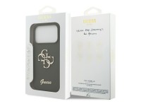 Guess Silicone Big 4G Script Case for iPhone 17 Pro Max - Green Guess Silicone Big 4G Script Case for iPhone 17 Pro Max - Green