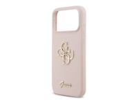 Guess Silicone Big 4G Script Case for iPhone 17 Pro Max - Pink Guess Silicone Big 4G Script Case for iPhone 17 Pro Max - Pink